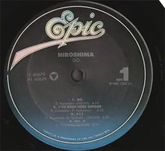 Hiroshima - Go (Epic FE 40679) (US 1987) (Vinyl 24-96 & 16-44.1)