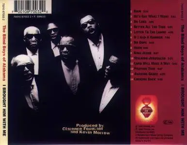 The Blind Boys Of Alabama - I Brought Him With Me (1995) {House Of Blues Music Company}