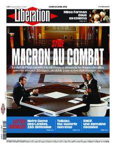 Libération - 16 avril 2018
