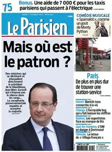 Le Parisien du Mardi 1er Octobre 2013