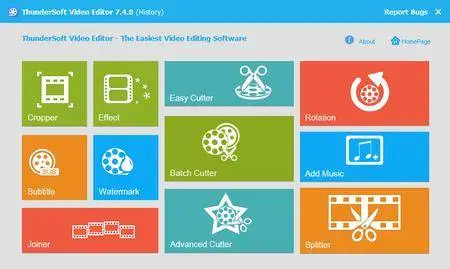 ThunderSoft Video Editor 7.4.0