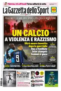 La Gazzetta dello Sport Roma – 28 dicembre 2018