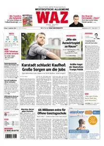 WAZ Westdeutsche Allgemeine Zeitung Essen-Postausgabe - 07. September 2018