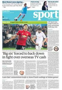 The Guardian Sports supplement  25 October 2017