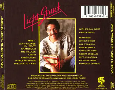 Dave Valentin - Light Struck (1986) {GRP}