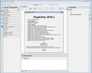 Maplesoft MapleSim 2018.2.1