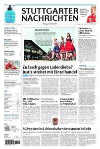Stuttgarter Nachrichten Blick vom Fernsehturm - 02. Oktober 2017