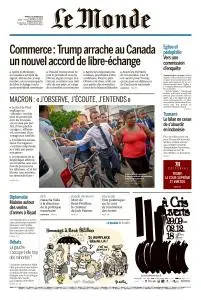 Le Monde du Mardi 2 Octobre 2018