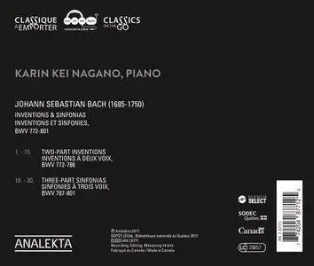 Karin Kei Nagano - J.S. Bach: Inventions & Sinfonias, BWV 772-801 (2017)