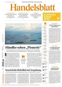 Handelsblatt - 29 Juli 2024