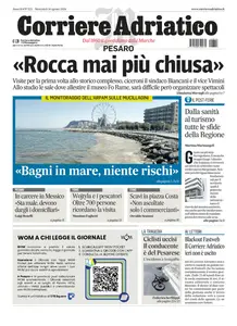 Corriere Adriatico Pesaro - 14 Agosto 2024