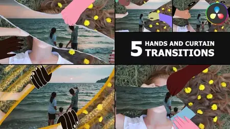 Hands And Curtain Backgrounds And Transitions | DaVinci Resolve 57922453