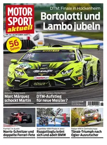 Motorsport aktuell - 22 Oktober 2024