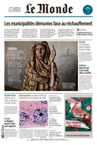 Le Monde du Mercredi 31 Décembre 2025