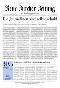 Neue Zürcher Zeitung International - 14 September 2024