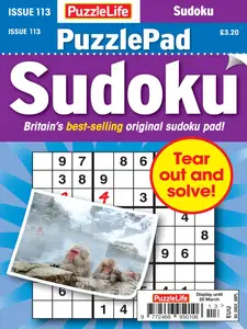 PuzzleLife PuzzlePad Sudoku - February 2025
