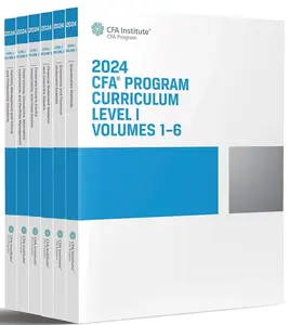 2024 CFA Program Curriculum Level I Box Set, Volumes 1-6