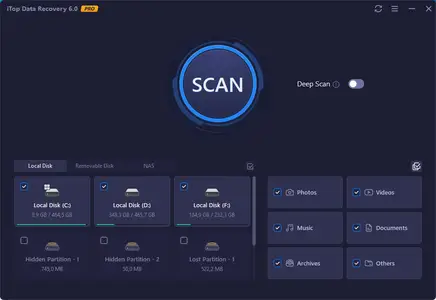iTop Data Recovery Pro 6.2.0.944 Multilingual + Portable