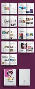 Art Gallery Exhibition Catalog Layout 1751681310