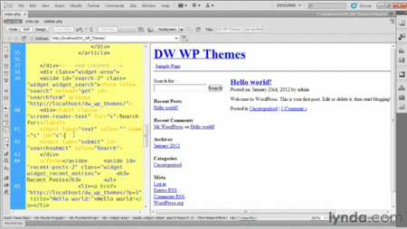 Dreamweaver and WordPress: Building Themes