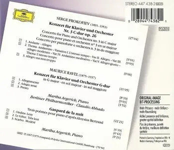 Martha Argerich, Berliner Philharmoniker, Claudio Abbado - Prokofiev, Ravel: Piano Concertos (1995)