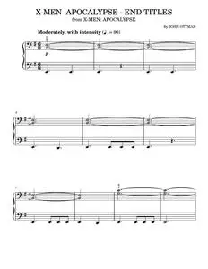 X-Men Apocalypse - End Titles - John Ottman (Easy Piano)