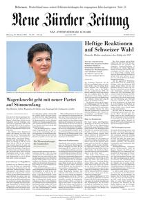 Neue Zurcher Zeitung International  - 24 Oktober 2023