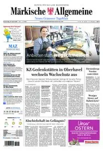 Märkische Allgemeine Neues Granseer Tageblatt - 18. April 2019