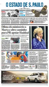 Jornal O Estado de São Paulo - 12 de setembro de 2012 - Quarta