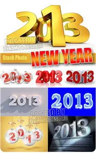 2013 New Year - UHQ Stock Photo