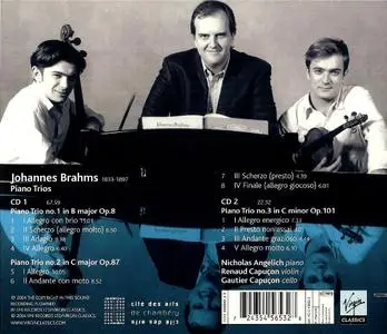 Nicholas Angelich, Renaud Capuçon, Gautier Capuçon - Brahms: Piano Trios (2004)