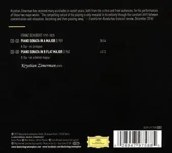 Krystian Zimerman - Schubert: Piano Sonatas D 959 & D 960 (2017)