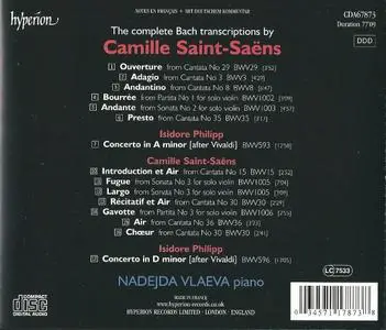 Nadejda Vlaeva - J.S. Bach: Piano Transcriptions, Vol. 10 - Camille Saint-Saens, Isidore Philipp (2011)