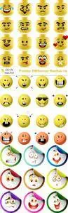 Vectors - Funny Different Smiles 10