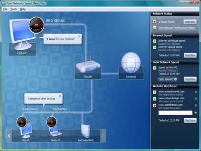 Pure network speed meter 1.2.8