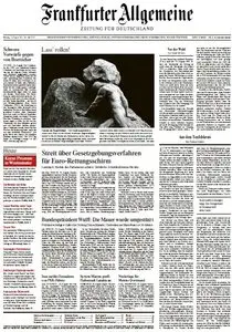 Frankfurter Allgemeine Zeitung vom 15 August 2011