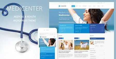 ThemeForest - MediCenter v9.5 - Responsive Medical WordPress Theme - 4718613