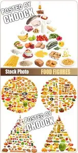 Food figures - Stock Photo