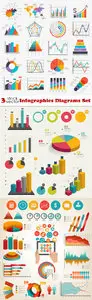 Vectors - Infographics Diagrams Set