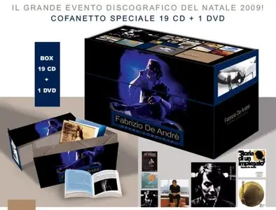 Fabrizio De André - Opera Completa (2009) [Box 19 CD + 1 DVD]