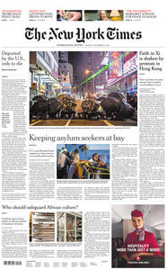 International New York Times - 09 September 2019