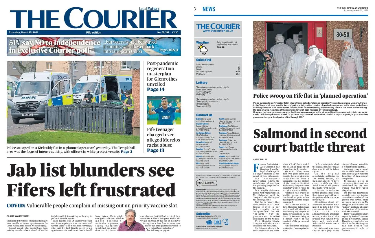 The Courier Fife March 25, 2021 / AvaxHome