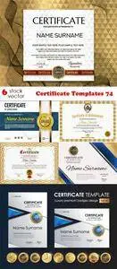 Vectors - Certificate Templates 74