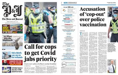 The Press and Journal Moray – January 25, 2021