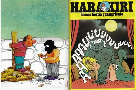 Hara Kiri #57 (de 152) Humor bestia y sangriento