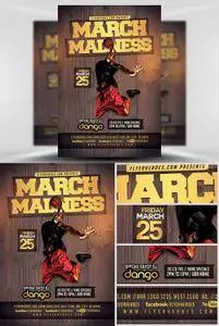 March Madness Basketball Flyer Template V1