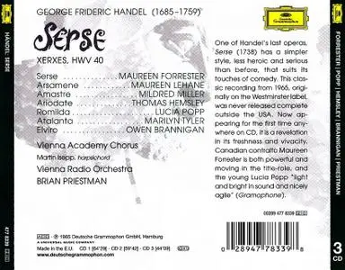 Brian Priestman, Vienna Radio Orchestra, Maureen Forrester, Lucia Popp - Handel: Serse (2009)