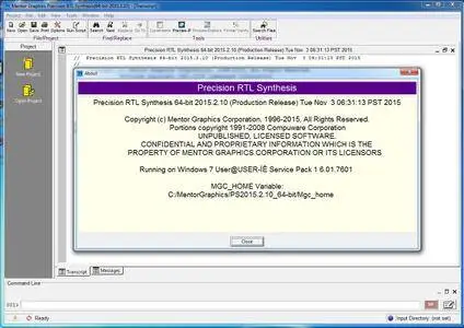 Mentor Graphics Precision RTL Plus\Synthesis 2015.2.10