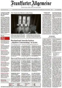 Frankfurter Allgemeine Zeitung vom Samstag, 24. August 2013