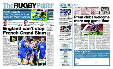 The Rugby Paper – March 20, 2022